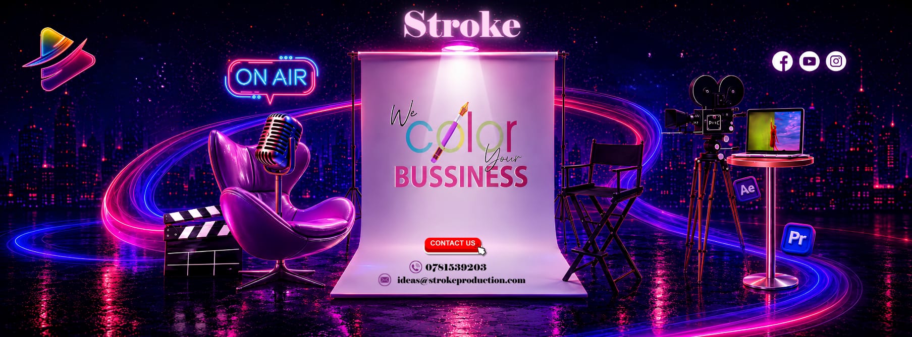 Stroke Production studio and production identity